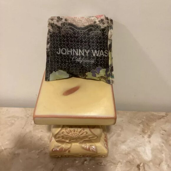 Johnny Was Valentina Rayon Silk Velvet  Embroidered Kimono Jacket w/JW Bag NWT - Picture 10 of 11